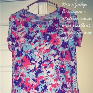 Sun dress shirt sleeve floral pattern sooo pretty!
